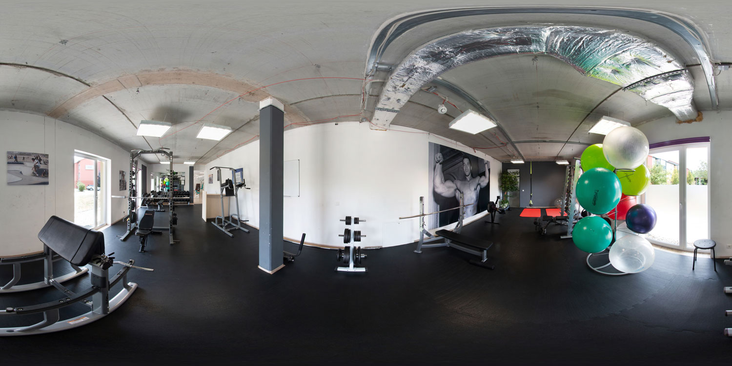 Google Streetview Fotograf Nürnberg, 360 Grad Fotos & virtueller Rundgang Heroldsberg Fitnesscenter