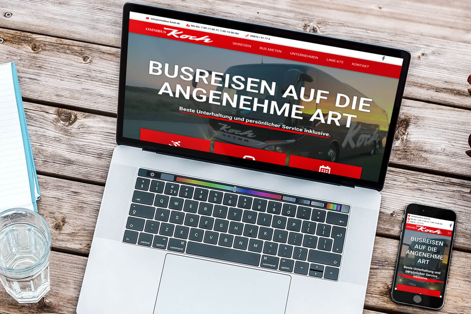 Webdesign Schwabach, Website Busunternehmen, Homepage Erstellung Schwabach