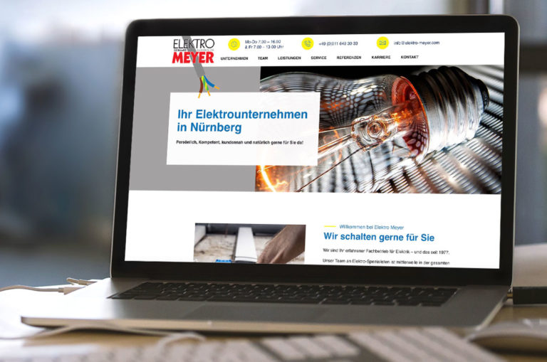 Webdesign Nürnberg Eibach Elektriker Website